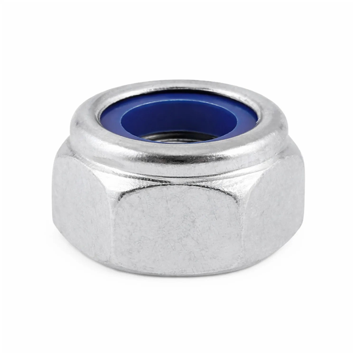 Гайка с фиксирующим кольцом M12 сталь, цинк (10шт) METRIC