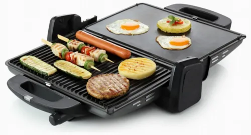 Grătar electric Gorenje CONTACT GRILL KR1800SDP, 1800W, Negru