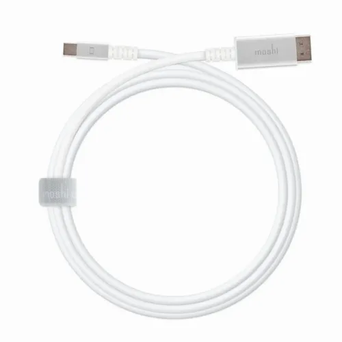 Cablu Video Moshi Mini DisplayPort to DisplayPort Cable, 1,5m, Alb