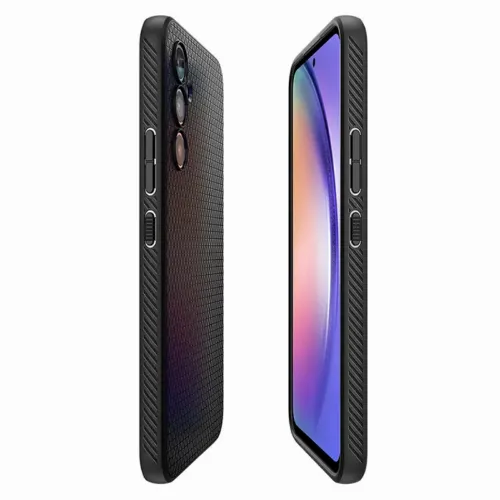 Чехол Spigen Samsung A54, Liquid Air, Матовый Черный
