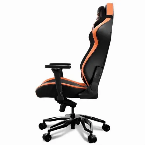 Игровое кресло Cougar Armor Titan Pro, ПВХ Кожа, Чёрный/Оранжевый