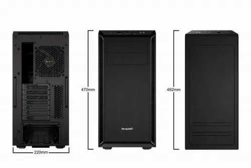 Carcasă PC be quiet! Pure Base 600, Midi-Tower, ATX PS2 , Negru