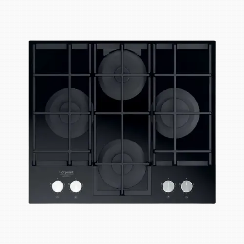 Plită pe gaz Hotpoint-Ariston HAGS 61F/BK, Negru