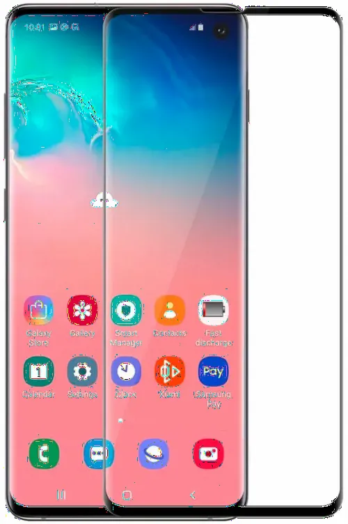 Sticlă de protecție Nillkin Galaxy S10 - 3D CP+Max - Tempered Glass, Negru