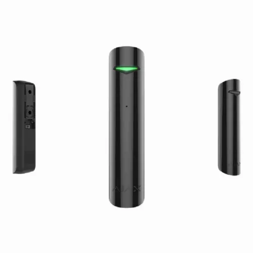 Detector de spargere Ajax GlassProtect, Negru