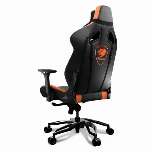 Игровое кресло Cougar Armor Titan Pro, ПВХ Кожа, Чёрный/Оранжевый