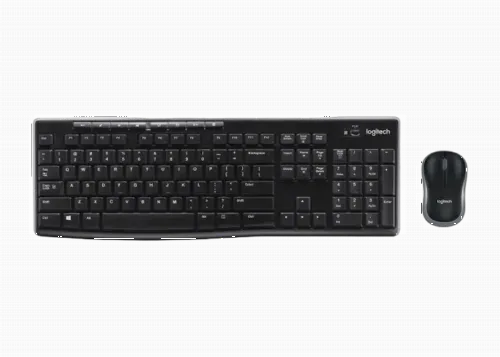 Set Tastatură + Mouse Logitech MK270, Fără fir, Negru