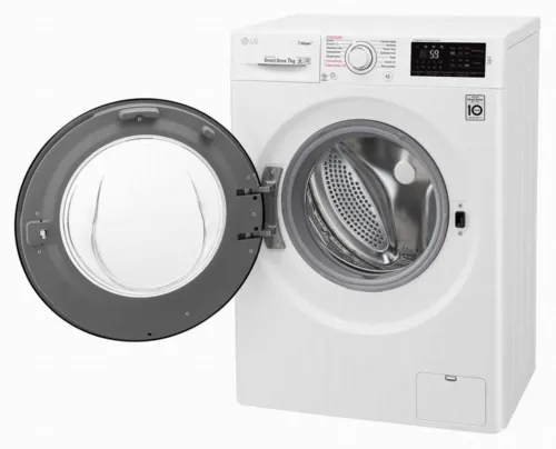 Mașină de spălat LG F2M5HS6W, 7kg, Alb