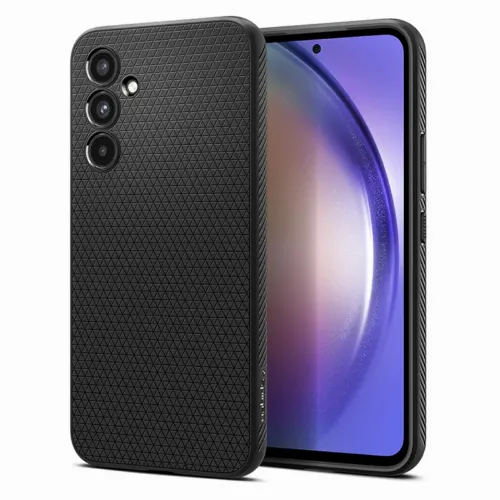 Чехол Spigen Samsung A54, Liquid Air, Матовый Черный