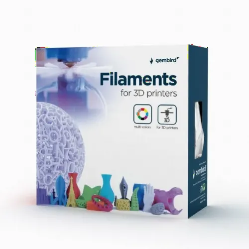 Filament pentru imprimantă 3D Gembird 3DP-ABS3-01-G, ABS, Verde , 3.0 mm, 1 kg