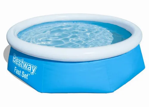 Надувной бассейн Bestway Fast Set, 2100л, Синий/Белый, 57265