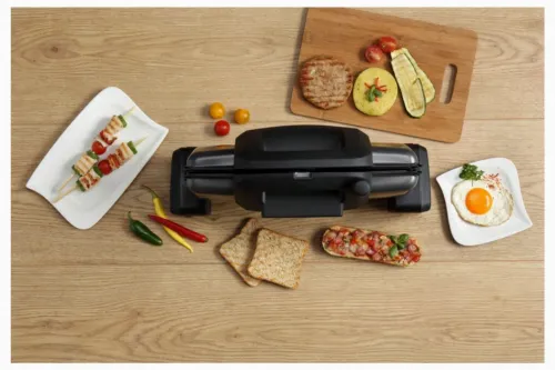 Grătar electric Gorenje CONTACT GRILL KR1800SDP, 1800W, Negru