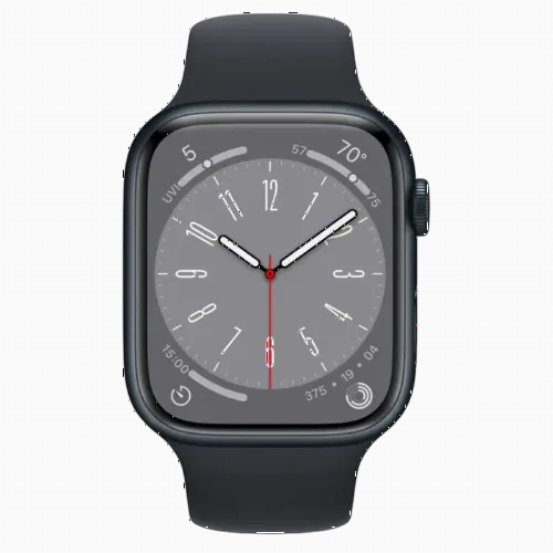 Ceas inteligent Apple Watch Series 8 GPS, 45mm, Midnight