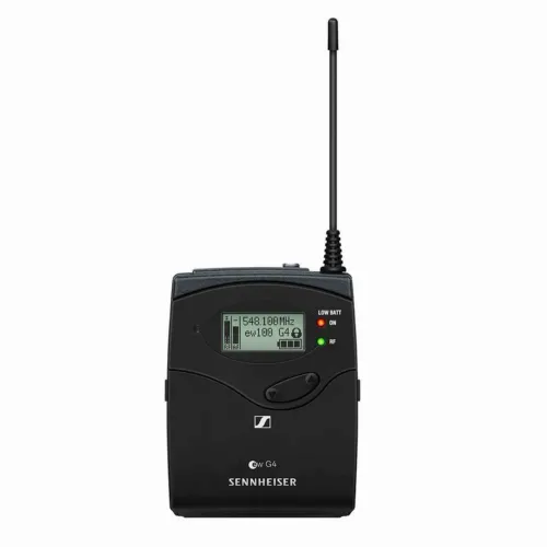 Микрофон для живого исполнения Sennheiser EW 122P G4-E, Беспроводной, Чёрный
