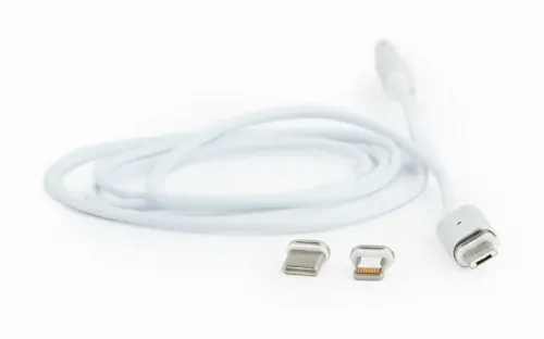 Adaptor pentru cablu USB Cablexpert CC-USB2-AMLM31-1M, /USB Type-C Alb