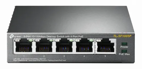 Comutator PoE TP-LINK TL-SF1005P, 4x IEEE 802.3af/at