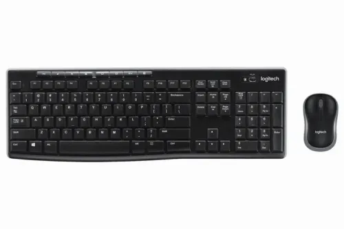 Set Tastatură + Mouse Logitech MK270, Fără fir, Negru